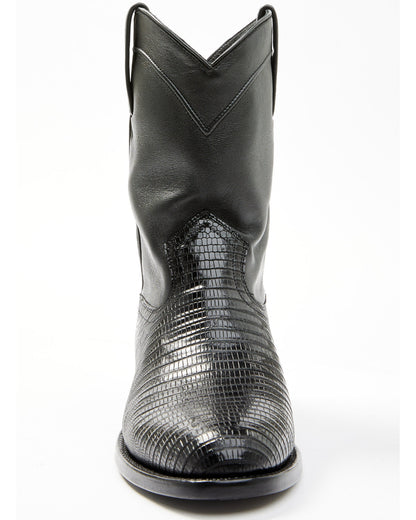 Black 1978® Men's Carmen Exotic Teju Lizard Roper Boots - R