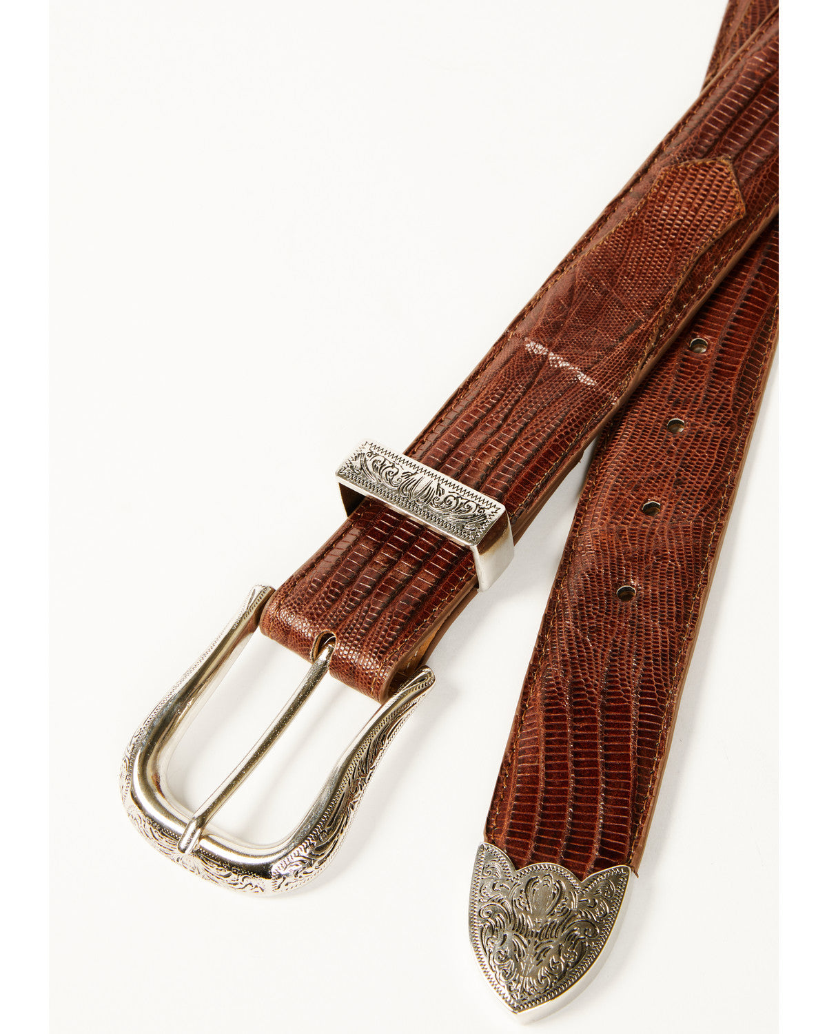 Black 1978™ Men's Exotic Lizard Belt