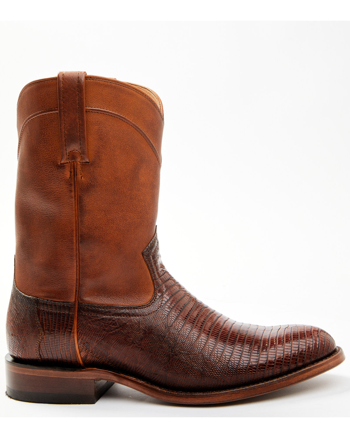 Black 1978® Men's Carmen Exotic Teju Lizard Roper Boots - R