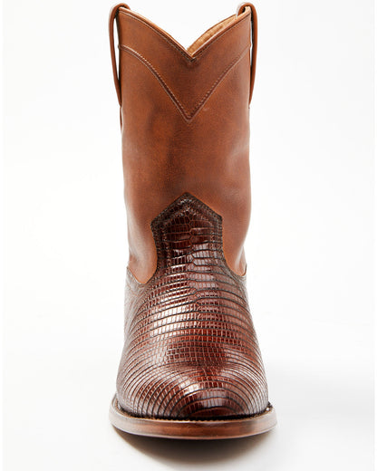 Black 1978® Men's Carmen Exotic Teju Lizard Roper Boots - R
