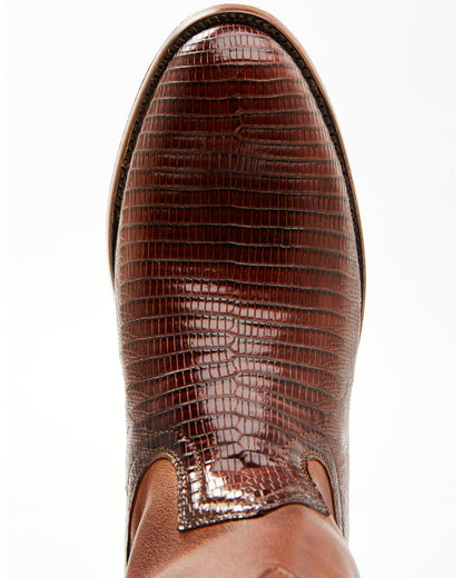 Black 1978® Men's Carmen Exotic Teju Lizard Roper Boots - R