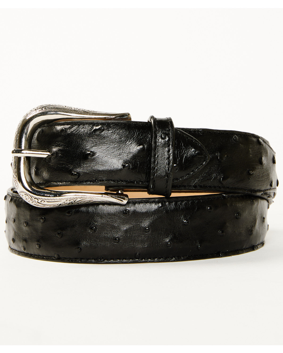 Black 1978™ Men's Dawson Exotic Full Quill Ostrich Leather