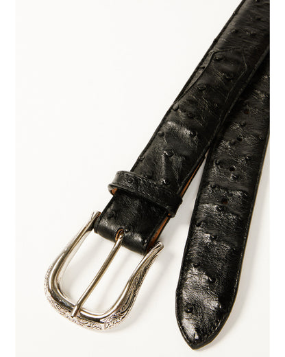 Black 1978™ Men's Dawson Exotic Full Quill Ostrich Leather