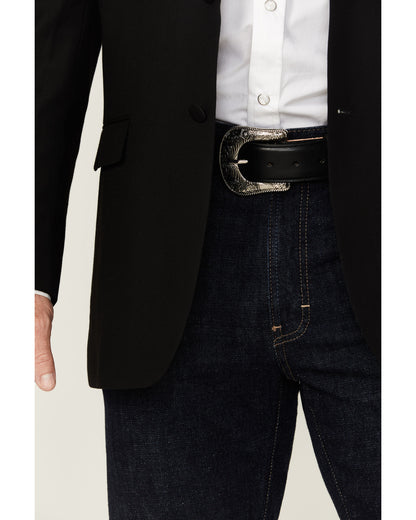 Black 1978™ Men's Smooth Leather Belt