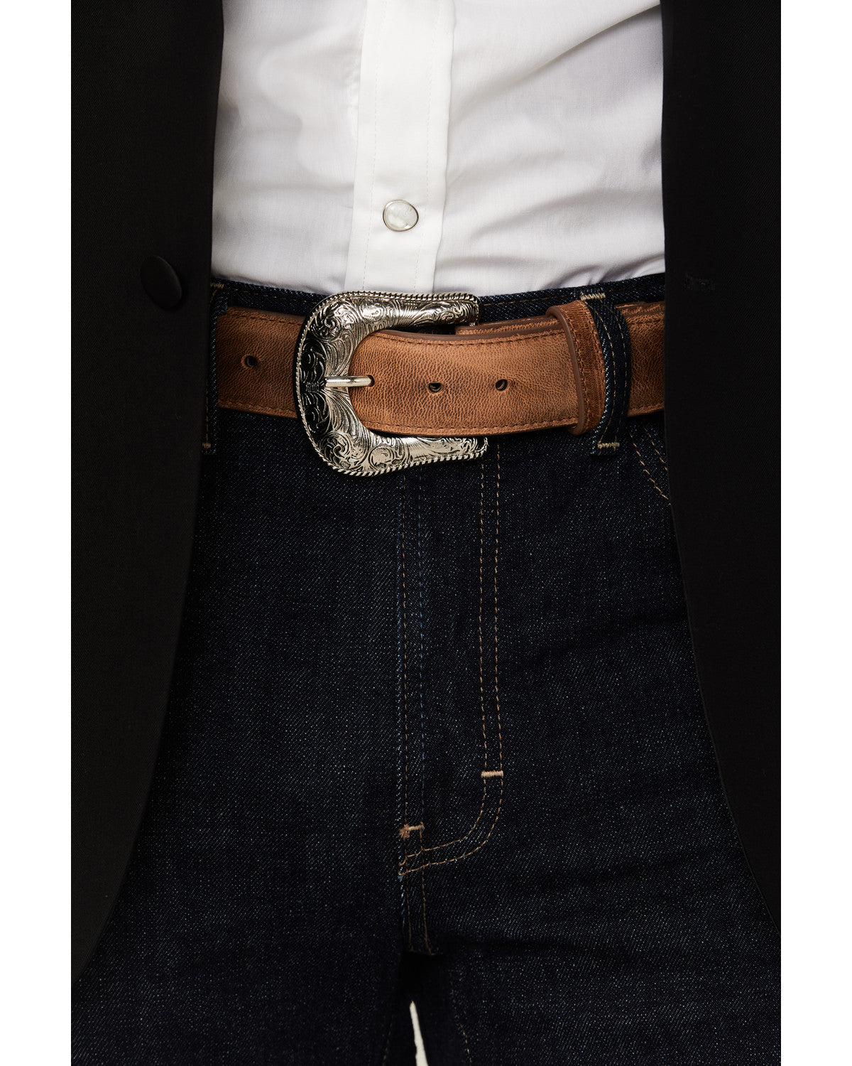 Black 1978™ Men's Smooth Leather Belt