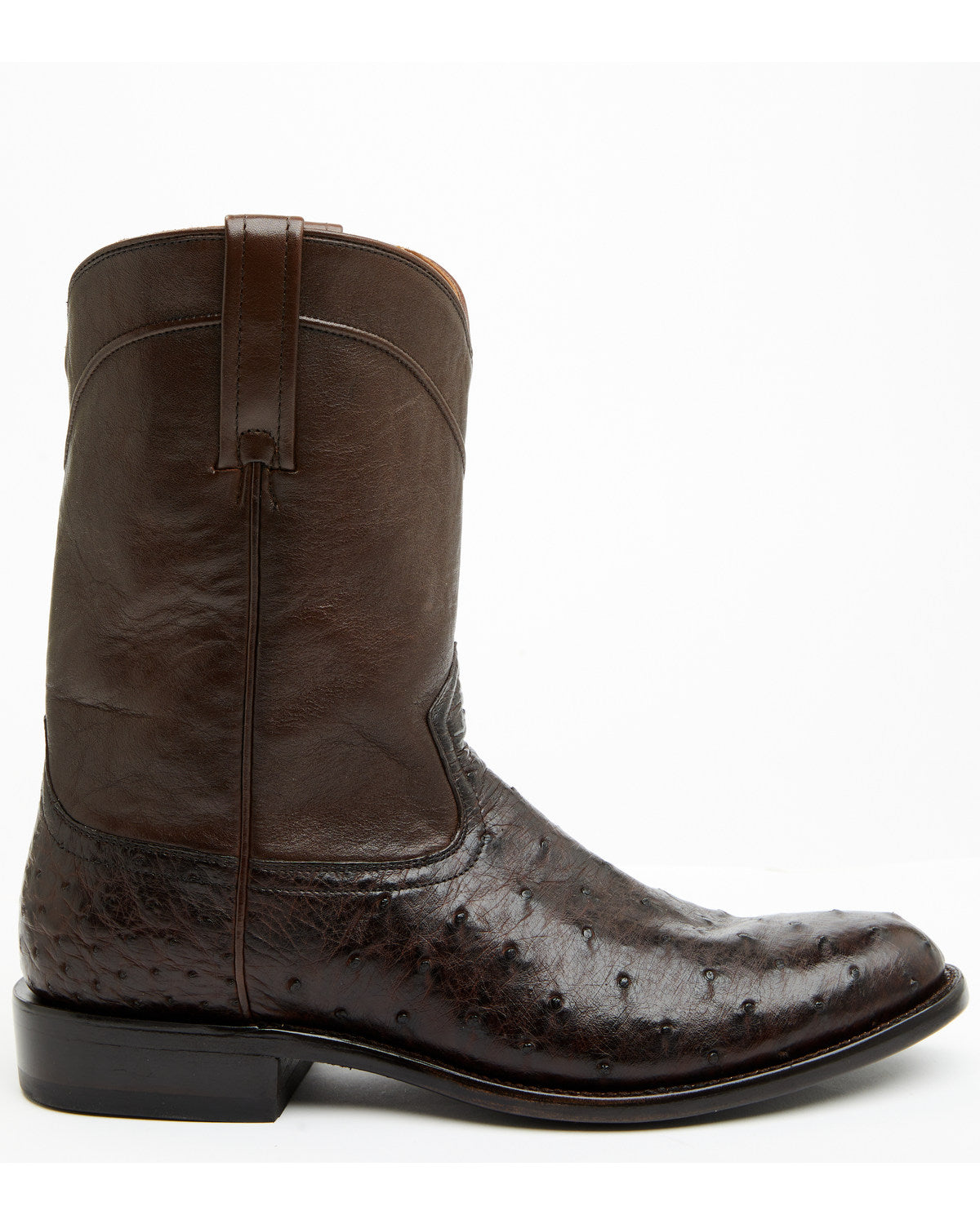 Black 1978® Men's Carmen Exotic Full-Quill Ostrich Roper Bo