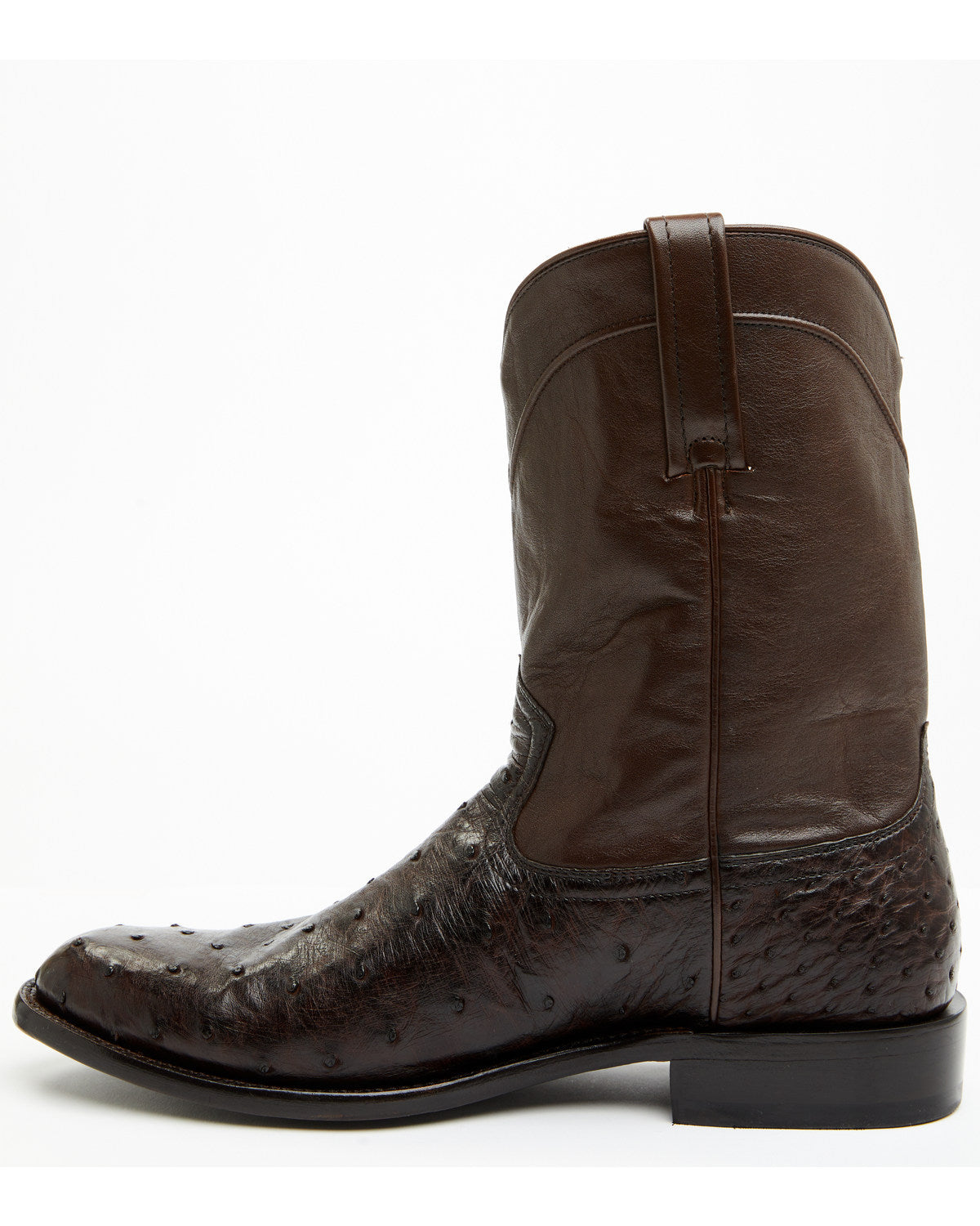 Black 1978® Men's Carmen Exotic Full-Quill Ostrich Roper Bo