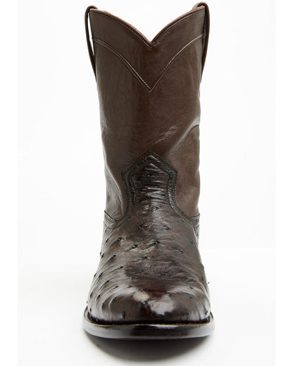 Black 1978® Men's Carmen Exotic Full-Quill Ostrich Roper Bo