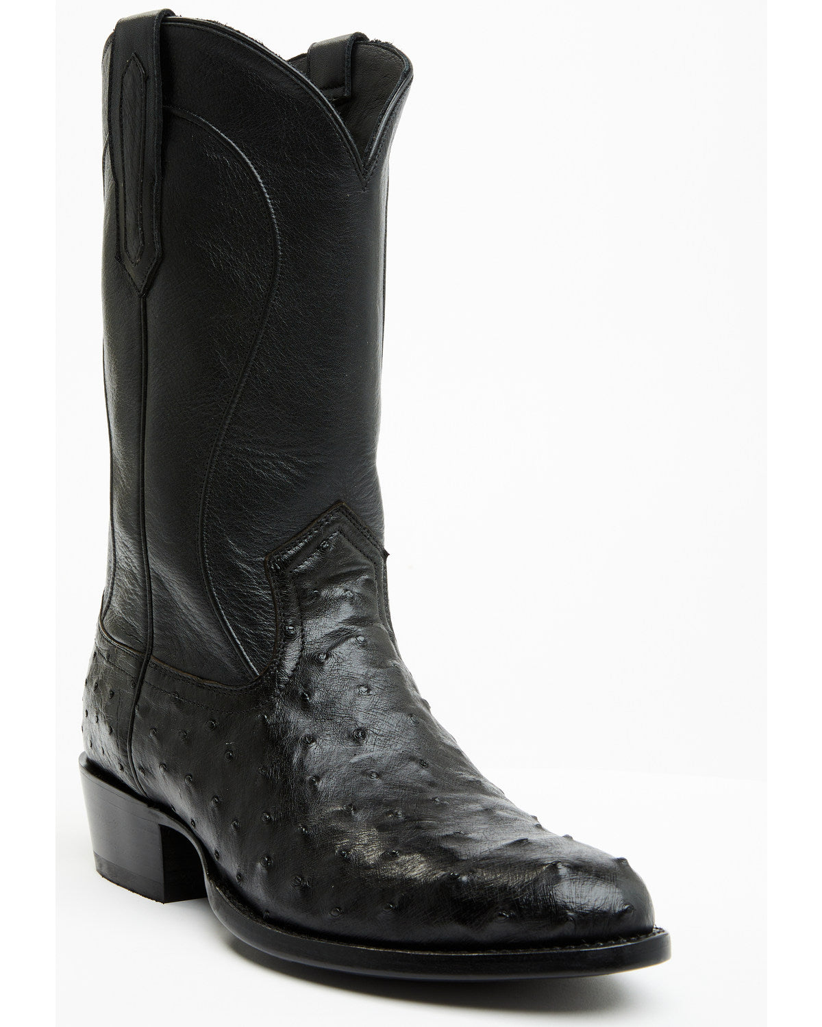 Black 1978® Men's Chapman Exotic Full-Quill Ostrich Western