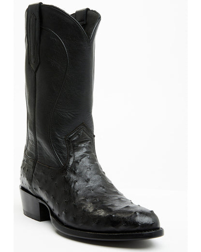 Black 1978® Men's Chapman Exotic Full-Quill Ostrich Western