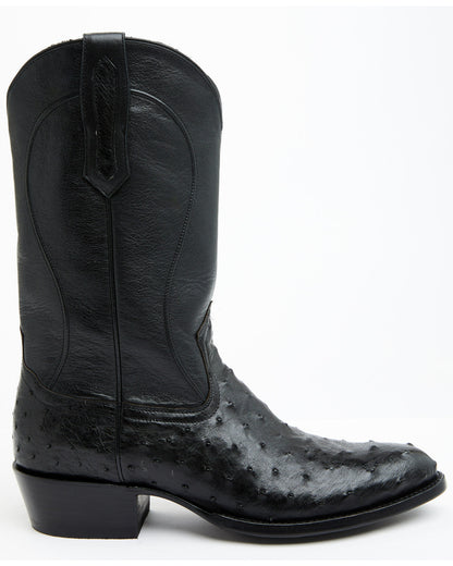 Black 1978® Men's Chapman Exotic Full-Quill Ostrich Western