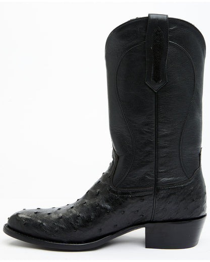 Black 1978® Men's Chapman Exotic Full-Quill Ostrich Western