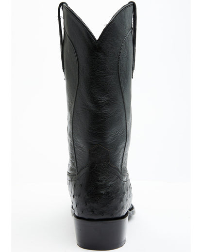 Black 1978® Men's Chapman Exotic Full-Quill Ostrich Western
