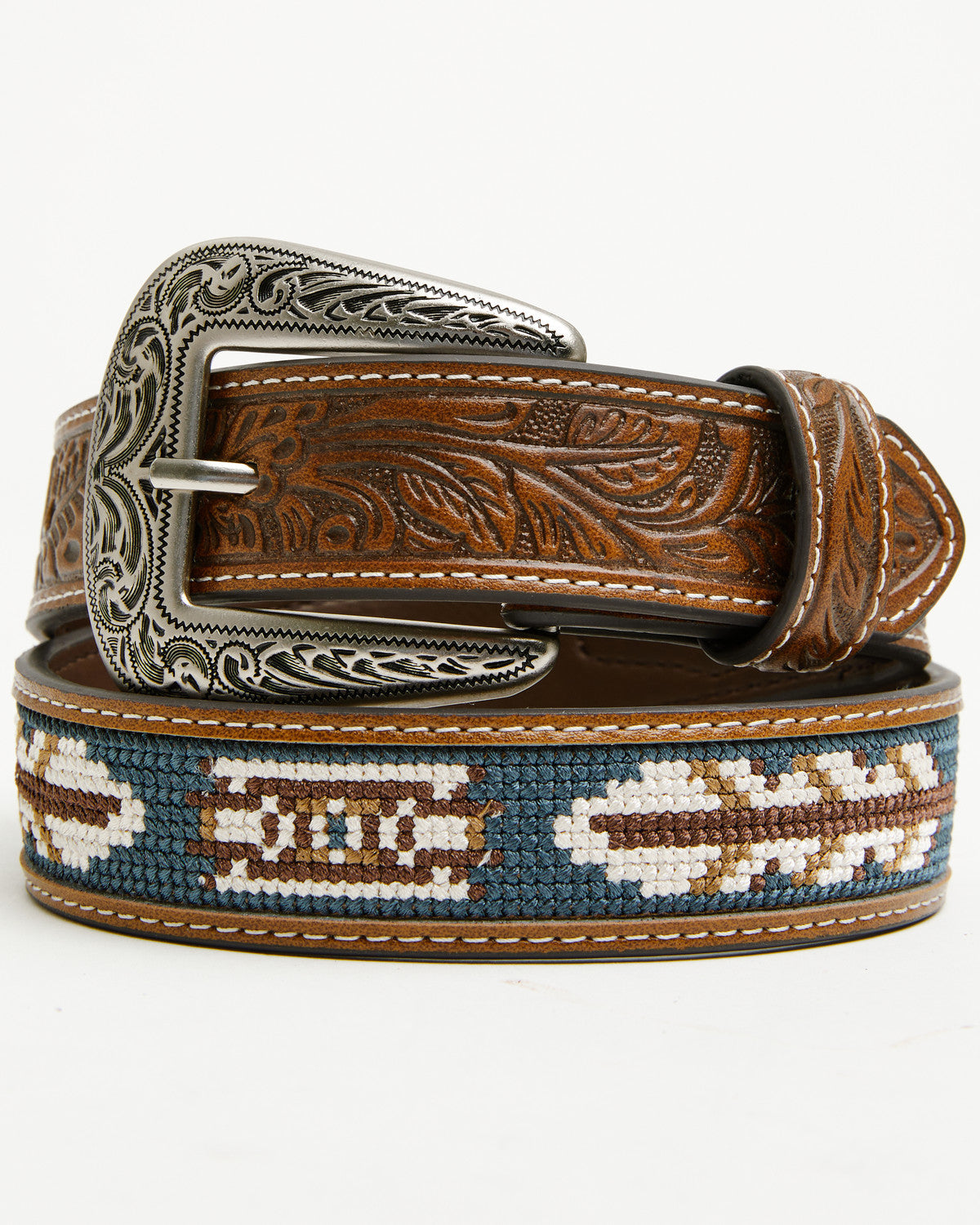 Boys' Zane Southwestern Embroidered Inlay Belt