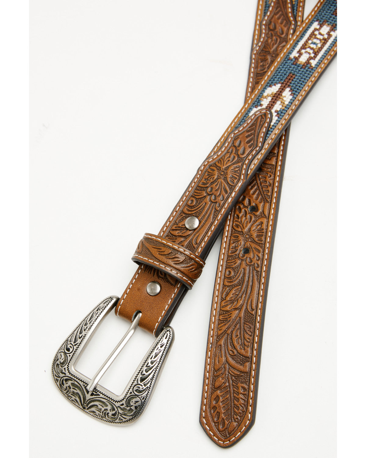 Boys' Zane Southwestern Embroidered Inlay Belt