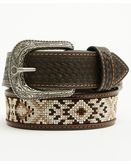 Boys' Tucker Southwestern Faux Leather Belt