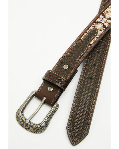 Boys' Tucker Southwestern Faux Leather Belt