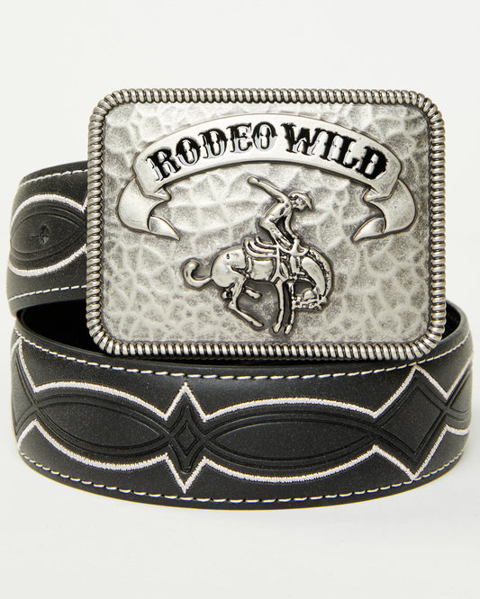Boys' Deacon Rodeo Wild Buckle Belt