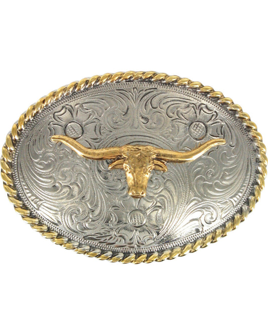 Boys' Long Horn Oval Belt Buckle