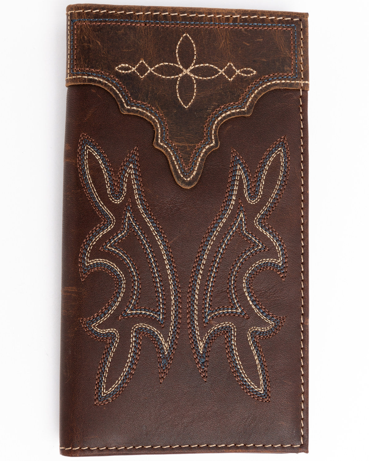 Men's Rodeo Stitched Leather Wallet