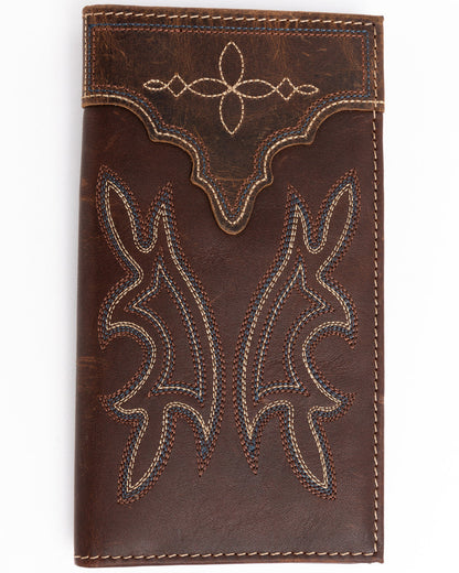 Men's Rodeo Stitched Leather Wallet
