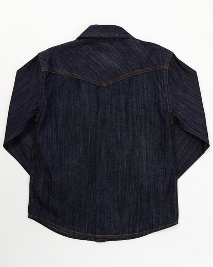 Toddler Boys' Foothill Denim Long Sleeve Pearl Snap Western