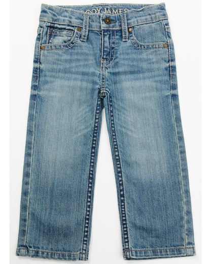 Boys' Hamshackle Wash Relaxed Bootcut Stretch Denim Jeans