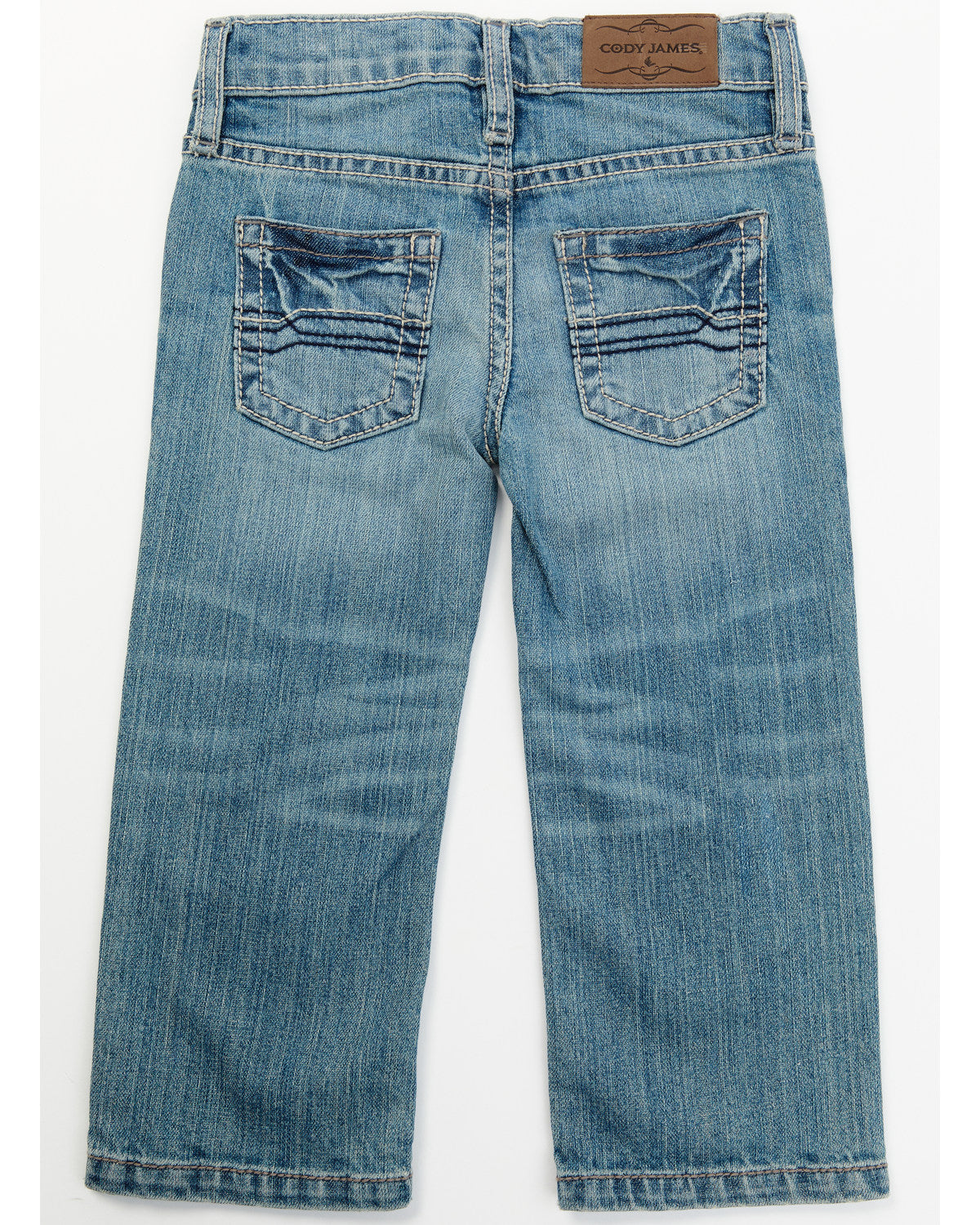 Boys' Hamshackle Wash Relaxed Bootcut Stretch Denim Jeans