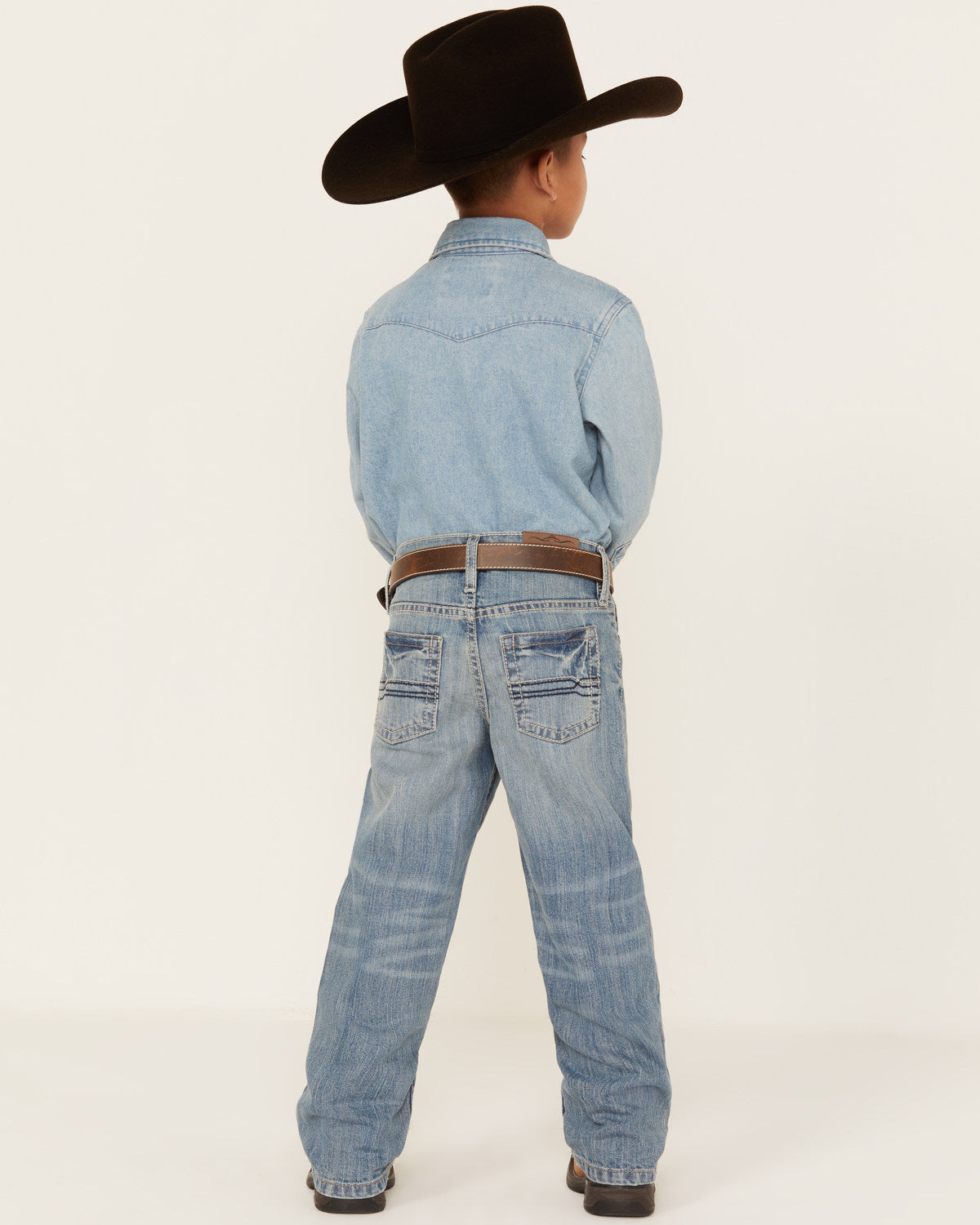 Boys' Hamshackle Light Wash Relaxed Boot Denim Jeans - Size