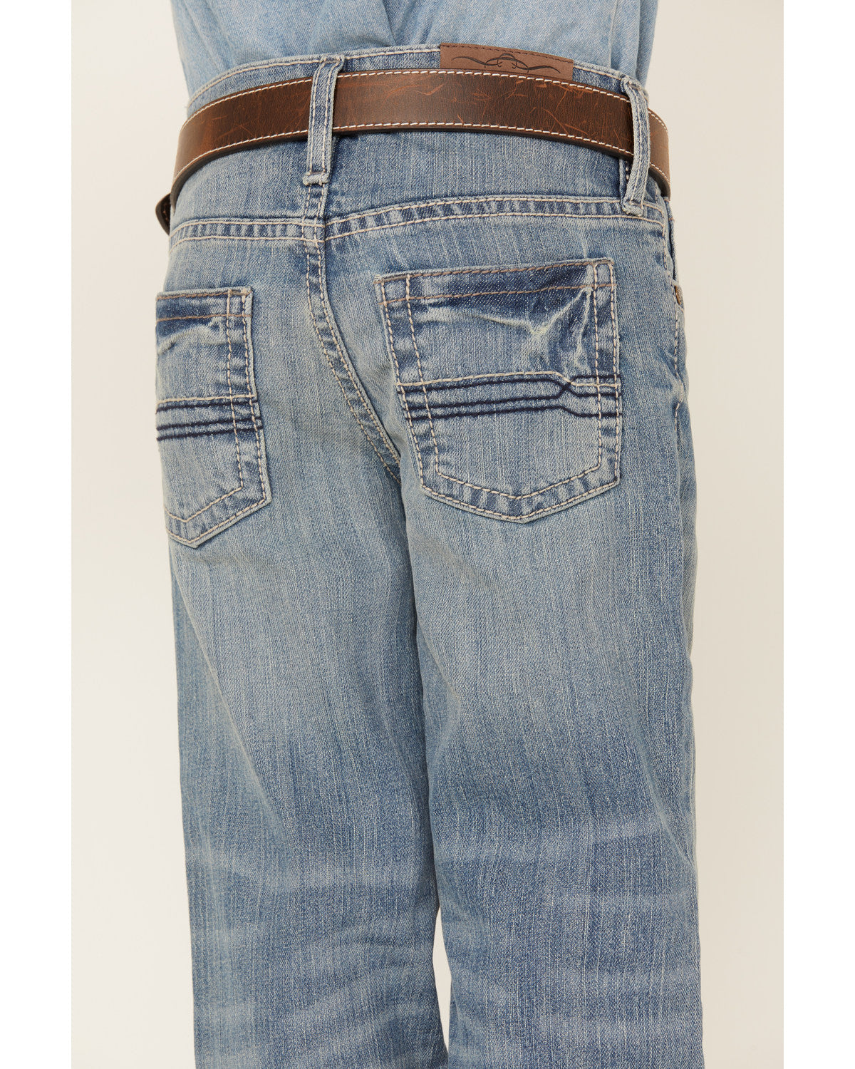 Boys' Hamshackle Light Wash Relaxed Boot Denim Jeans - Size