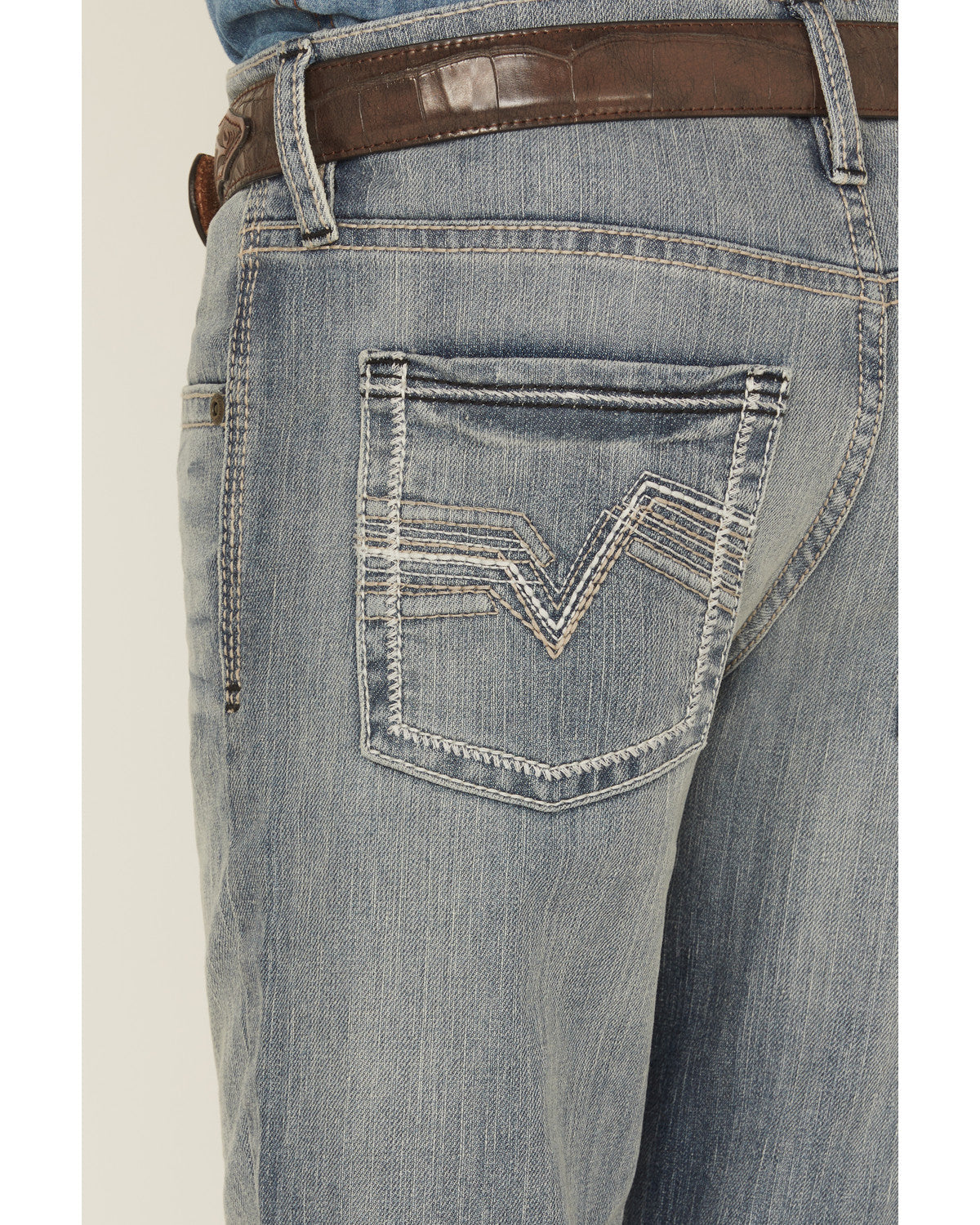 Boys' Medium Wash Buckskin Slim Bootcut Stretch Denim Jeans
