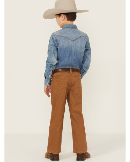 Boys' Benedetto Slim Bootcut Stretch Denim Jeans