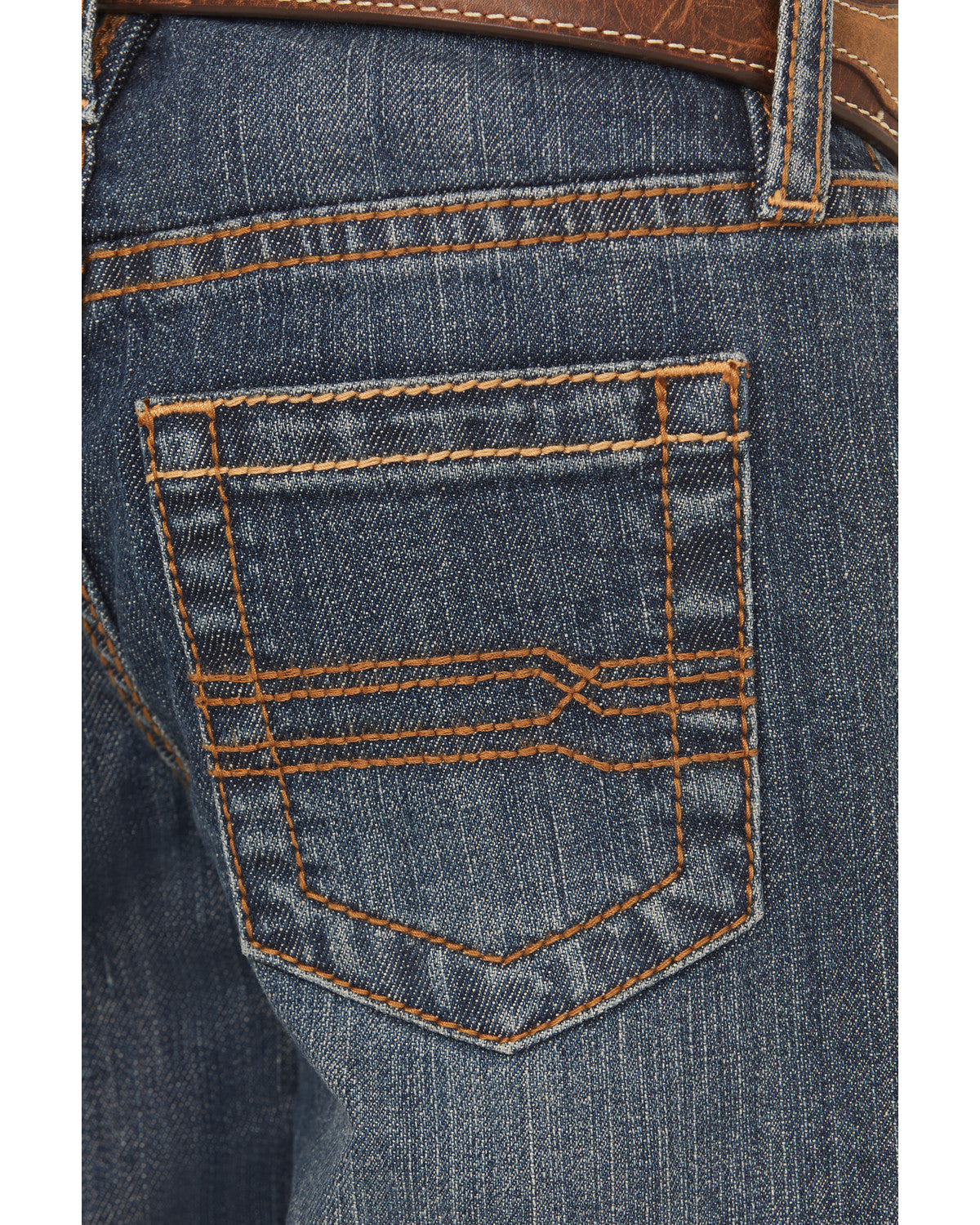 Little Boys' Wolfstooth Medium Wash Relaxed Bootcut Stretch