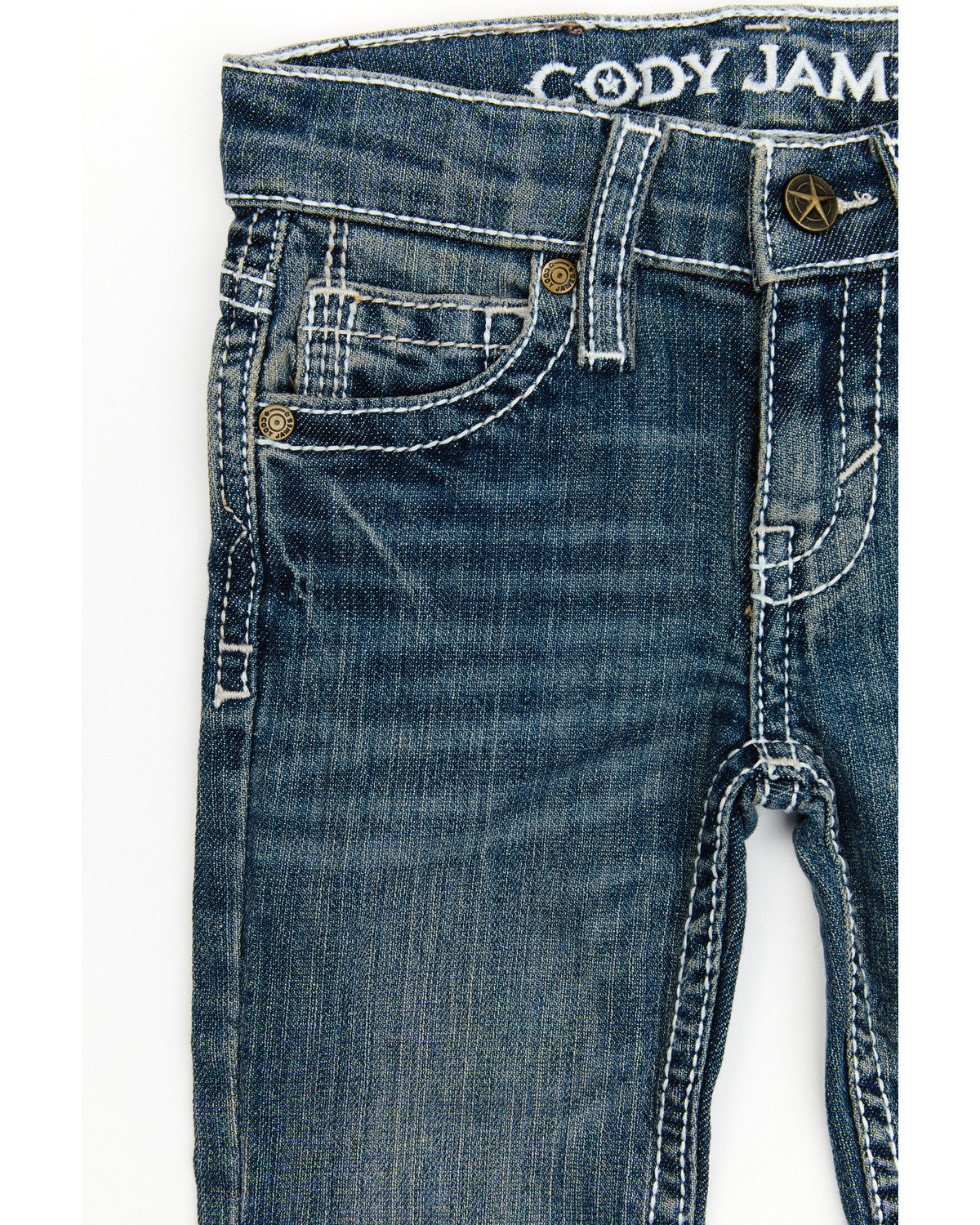 Toddler Boys' Stone Cold Wash Slim Boot Stretch Jeans