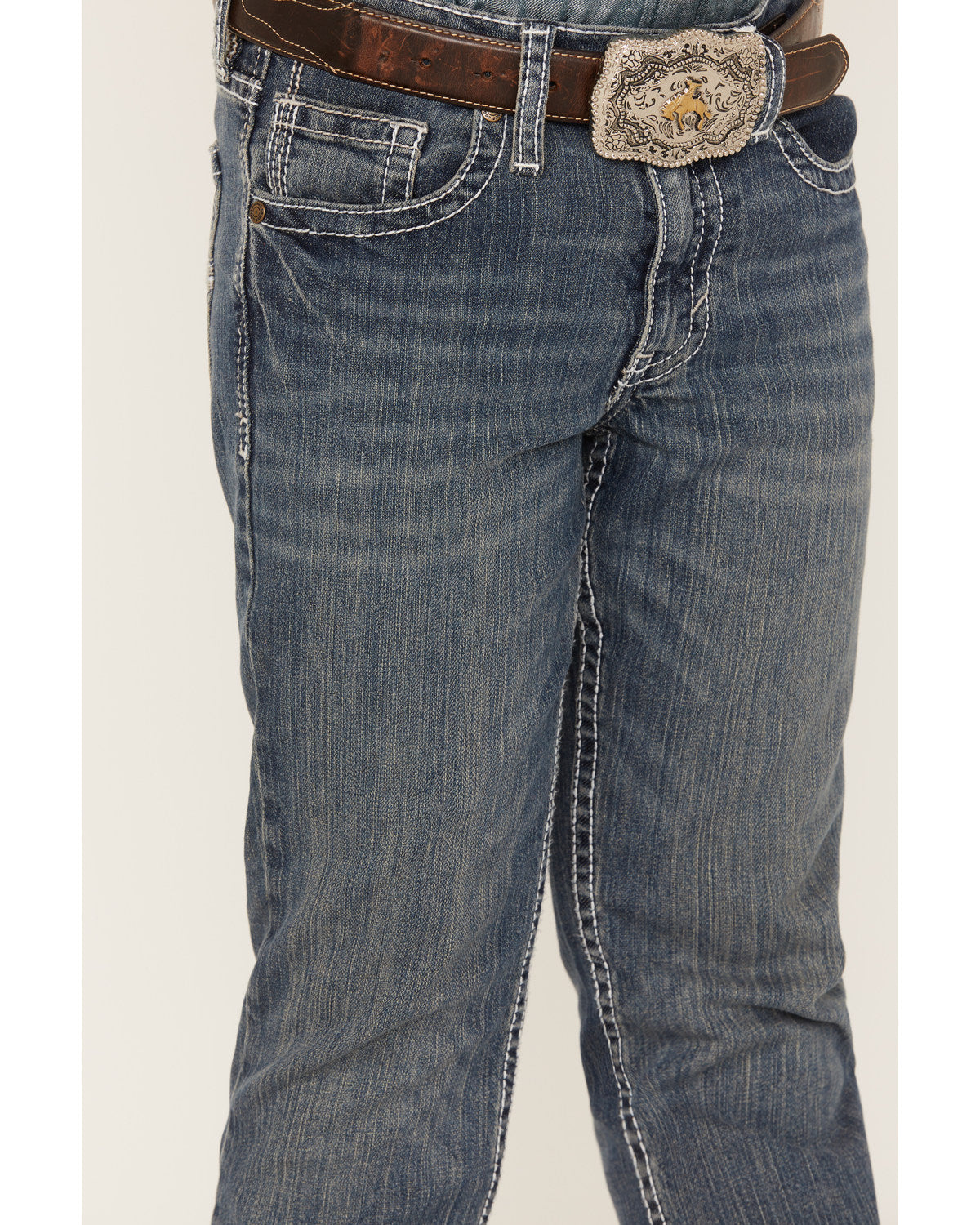 Boys' Stone Cold Wash Slim Boot Stretch Jeans
