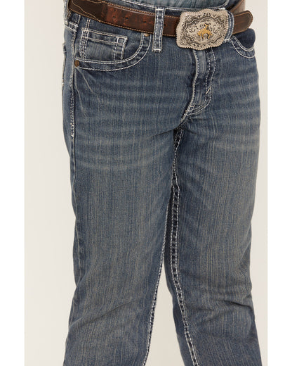 Boys' Stone Cold Wash Slim Boot Stretch Jeans