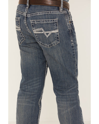 Boys' Stone Cold Wash Slim Boot Stretch Jeans