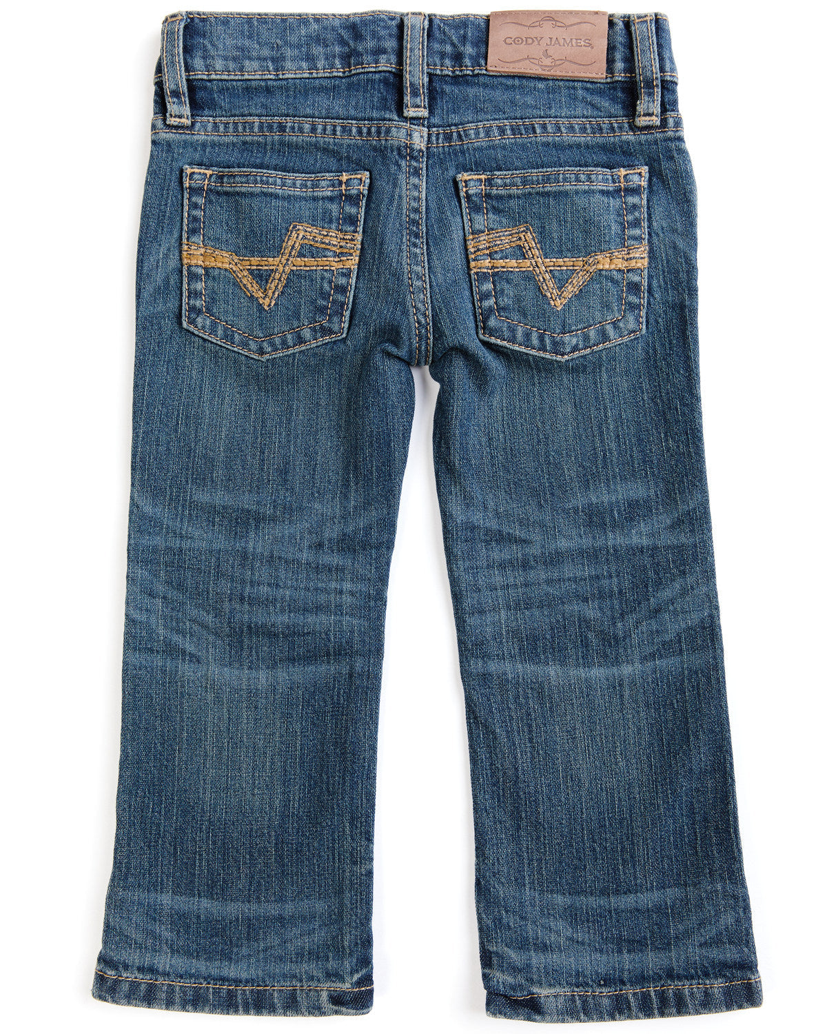 Toddler Boys' Saguaro Dark Wash Mid Rise Stretch Slim Bootc
