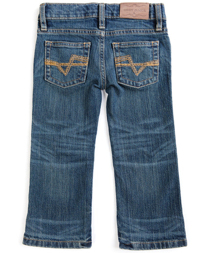 Toddler Boys' Saguaro Dark Wash Mid Rise Stretch Slim Bootc