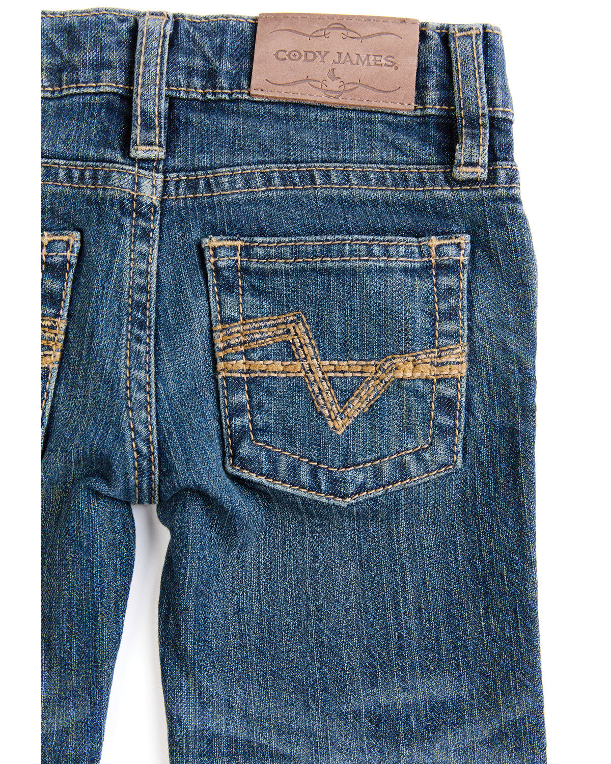 Toddler Boys' Saguaro Dark Wash Mid Rise Stretch Slim Bootc