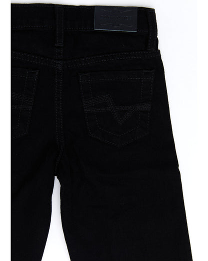 Boys' Night Rider Mid Rise Rigid Relaxed Bootcut Jeans - Si