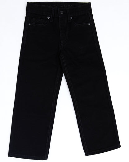 Boys' Night Rider Mid Rise Rigid Relaxed Bootcut Jeans - Si