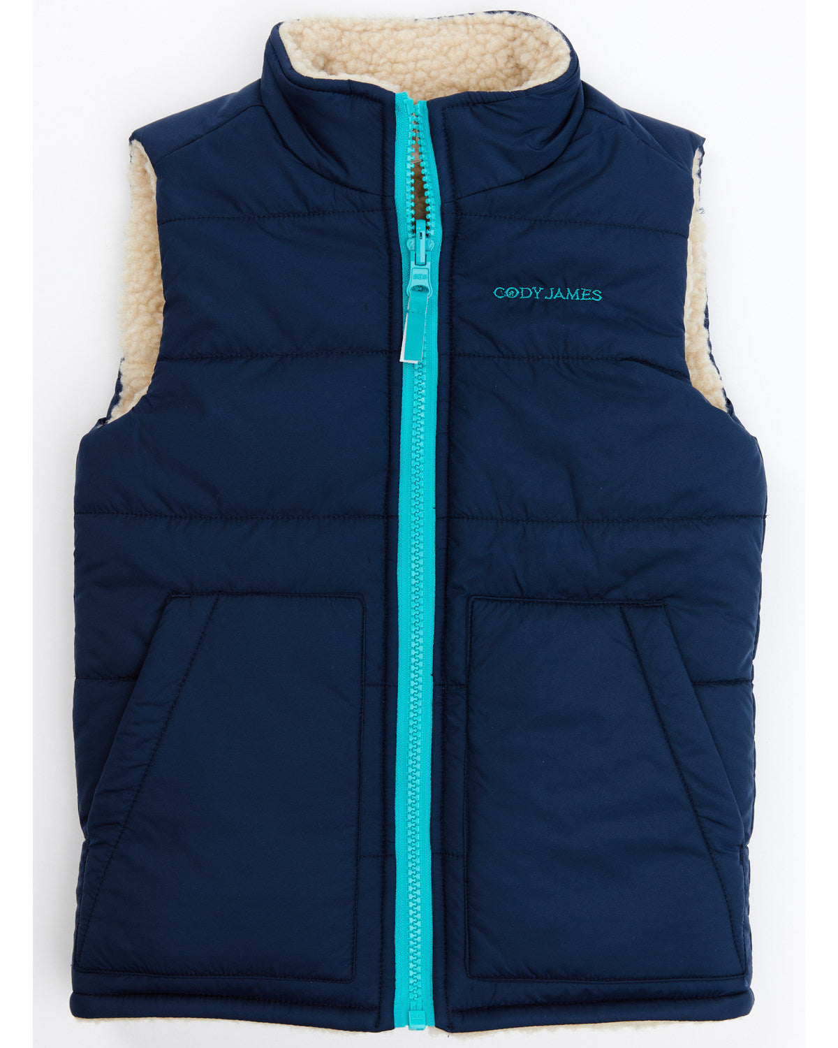 Toddler Boys' Reversible Puffer Vest