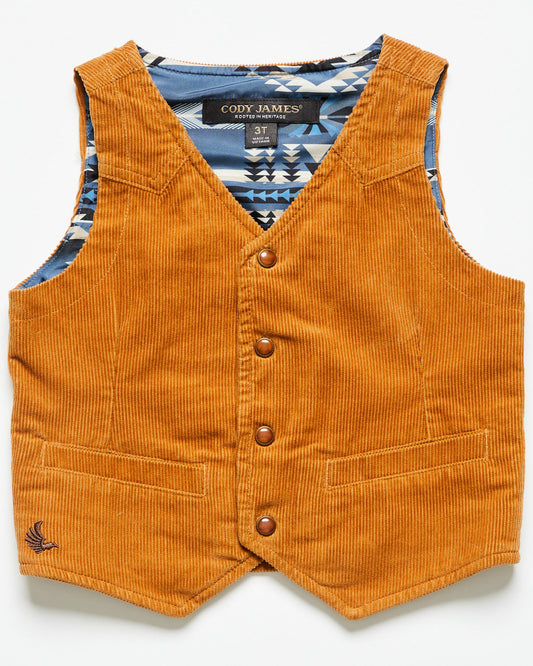 Toddler Boys' William Corduroy Snap Vest