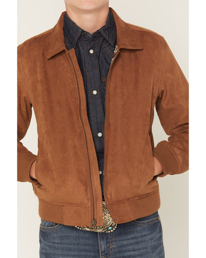 Boys' Harrington Faux Suede Bomber Jacket
