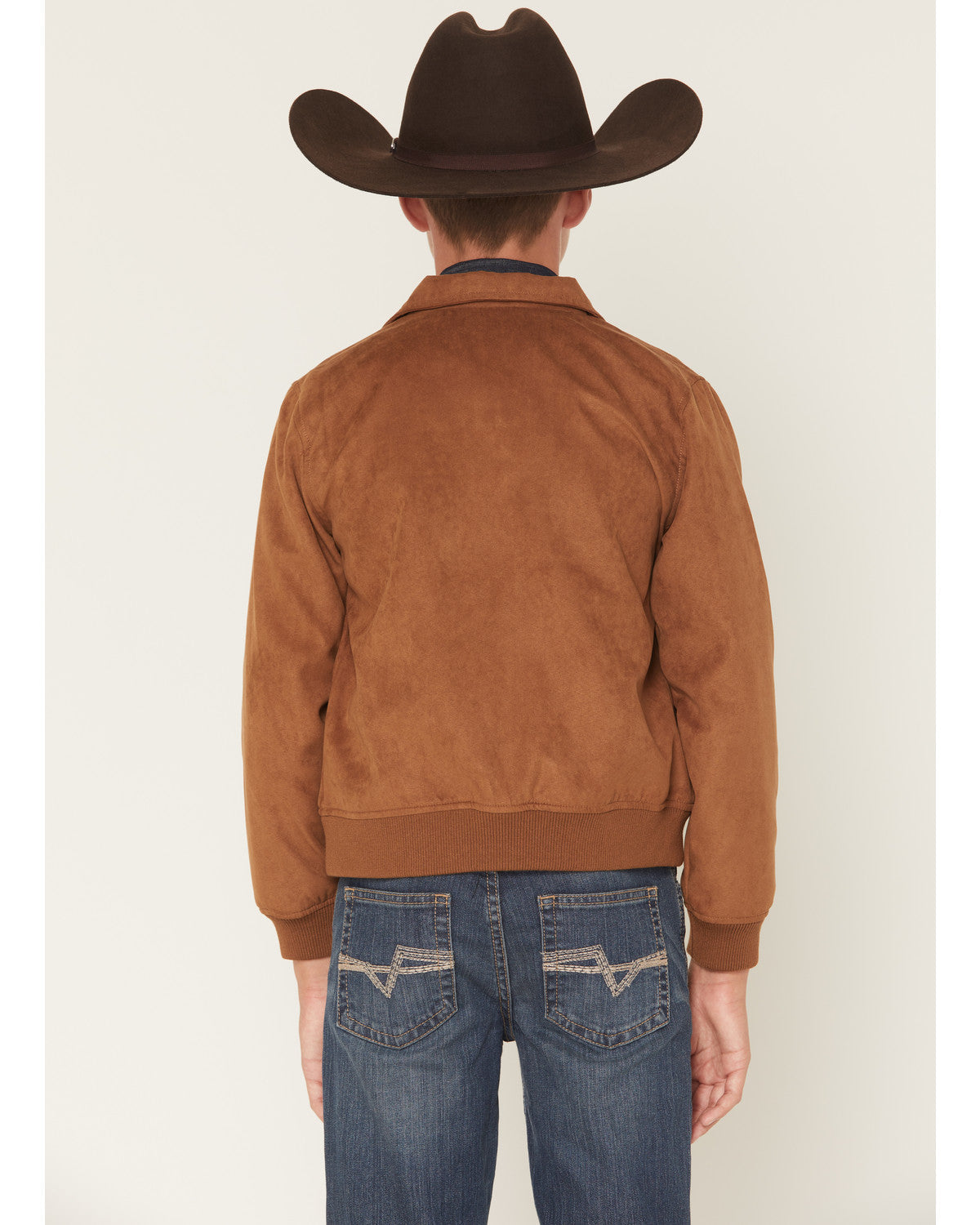 Boys' Harrington Faux Suede Bomber Jacket