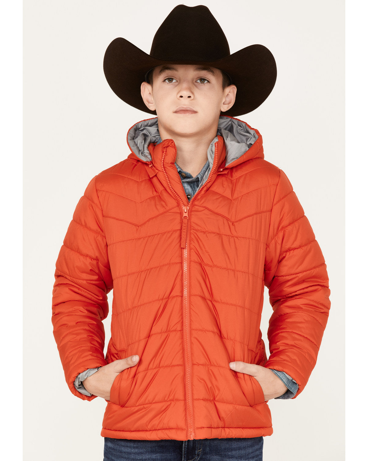 Boys' Hooded Puffer Jacket