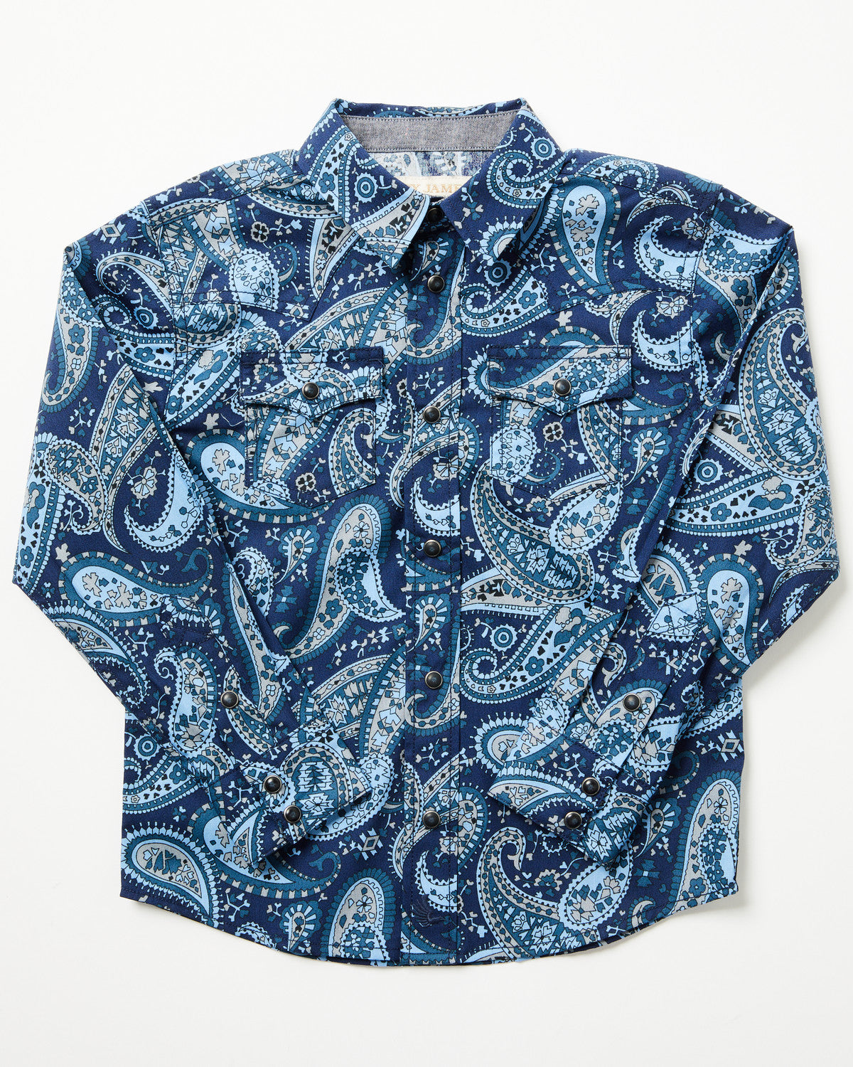Toddler Boys' Westward Paisley Print Long Sleeve Snap Weste