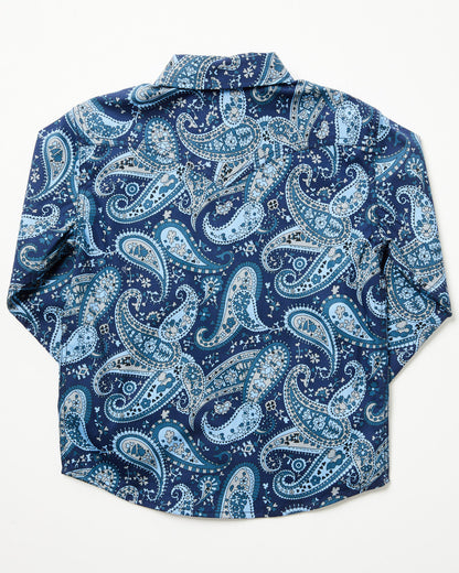 Toddler Boys' Westward Paisley Print Long Sleeve Snap Weste