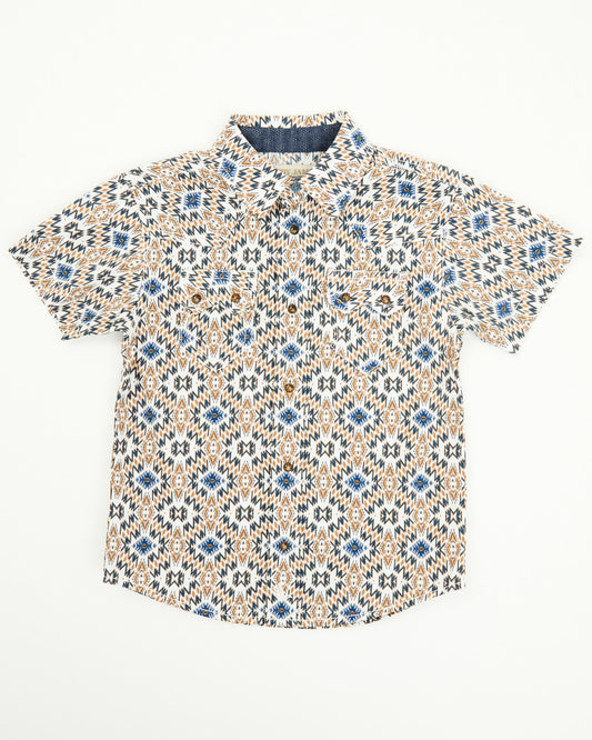 Toddler Boys' High Plains Southwestern Print Short Sleeve W